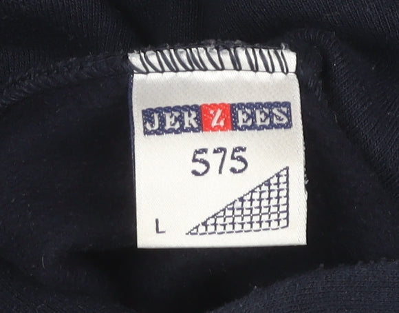 Jerzees Blue University of Bath Unisex Hoodie L