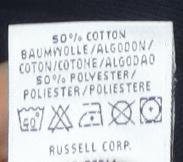 Jerzees Blue University of Bath Unisex Hoodie L