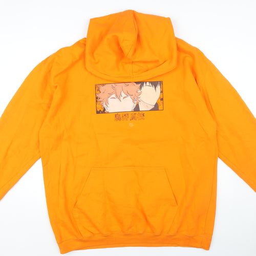 Kenpuniverse Unisex Orange 3XL Hoodie Anime Graphic
