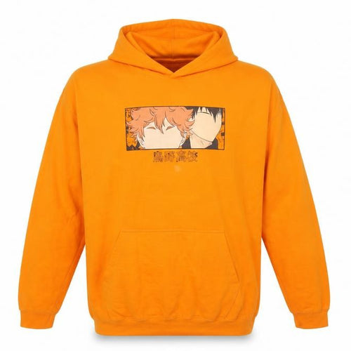 Kenpuniverse Unisex Orange 3XL Hoodie Anime Graphic
