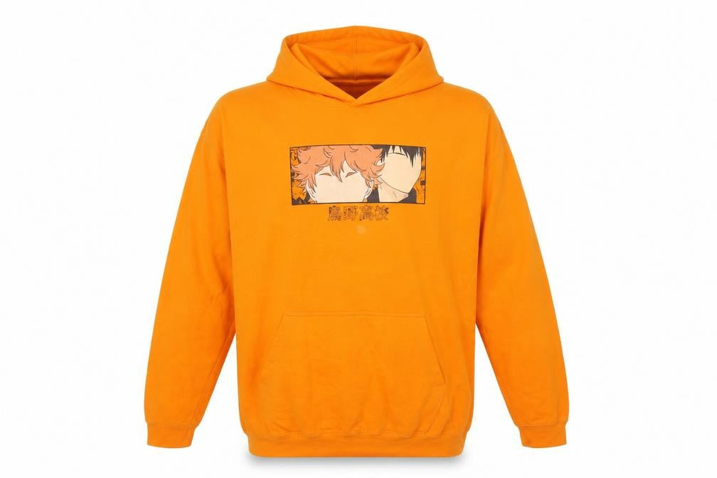 Kenpuniverse Unisex Orange 3XL Hoodie Anime Graphic
