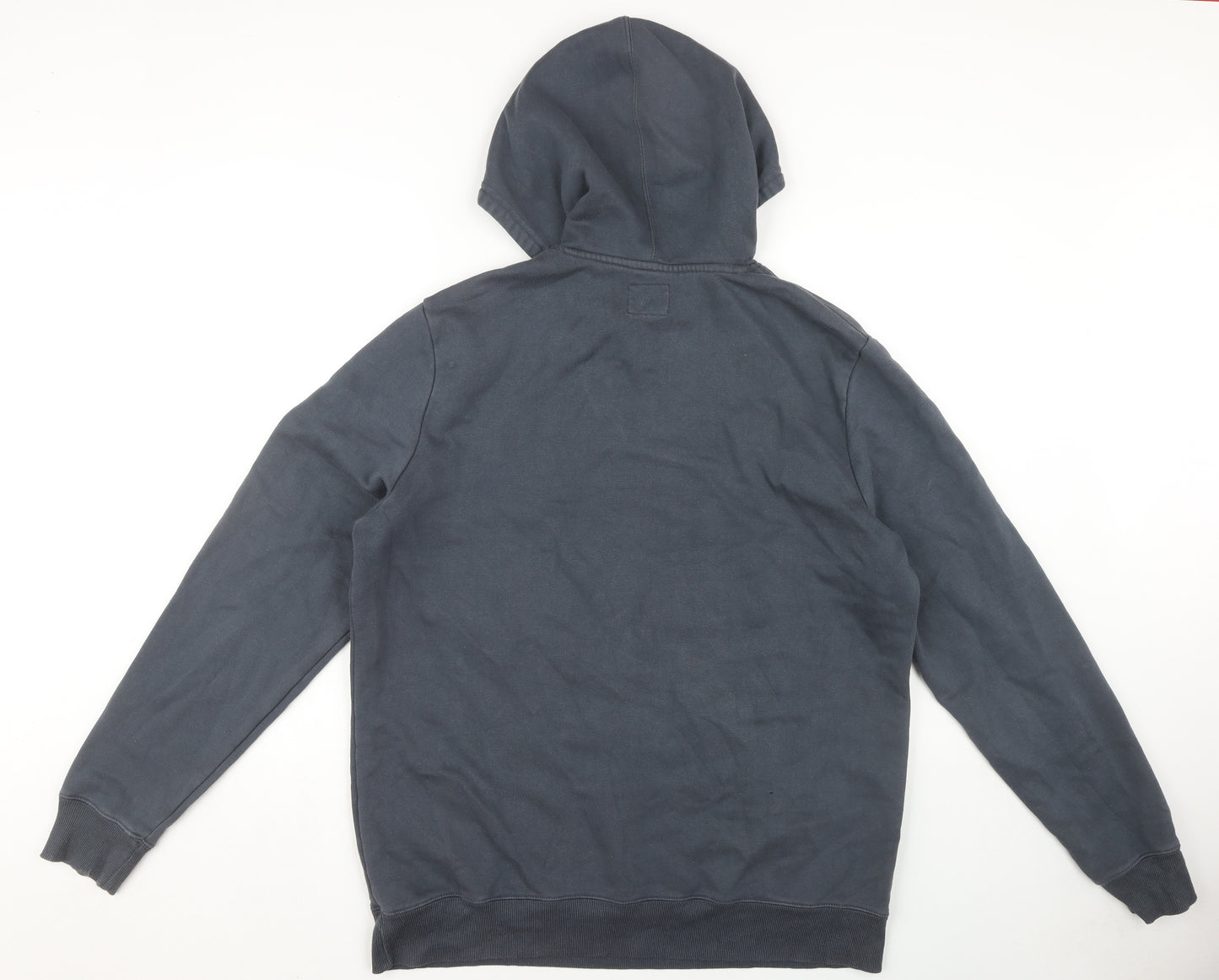 Champion Men's Grey Pullover Hoodie Size L