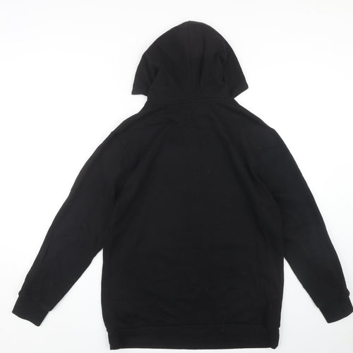 NASA Black Pullover Hoodie with NASA Logo for Unisex Adults