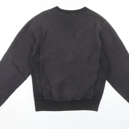 Champion Black XS Unisex Pullover Sweatshirt