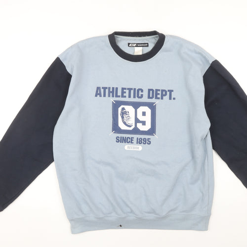 Reebok Men's Blue M Pullover Sweatshirt Crew Neck