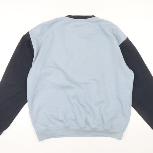Reebok Men's Blue M Pullover Sweatshirt Crew Neck