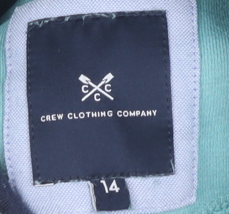 Crew Clothing Women's Blue 1/2 Zip Sweatshirt Size 14