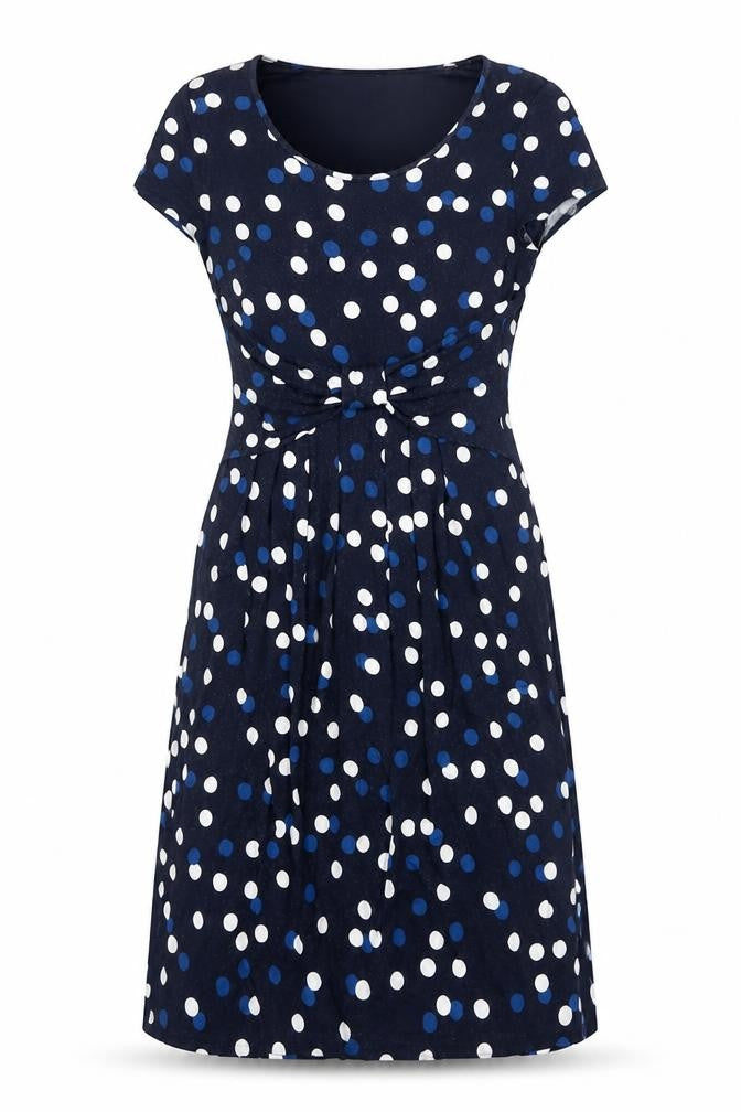 Front view of Fenn Wright Manson Women's Polka Dot Dress, size 10