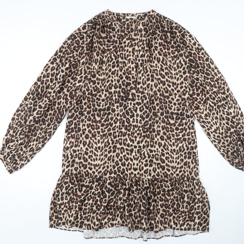 Hush Women's Animal Print Long Sleeve Dress