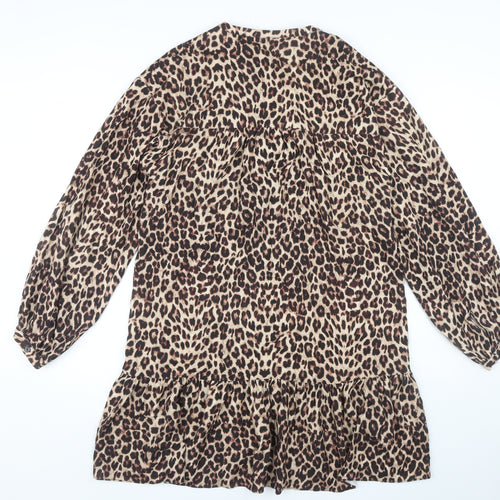 Hush Women's Animal Print Long Sleeve Dress