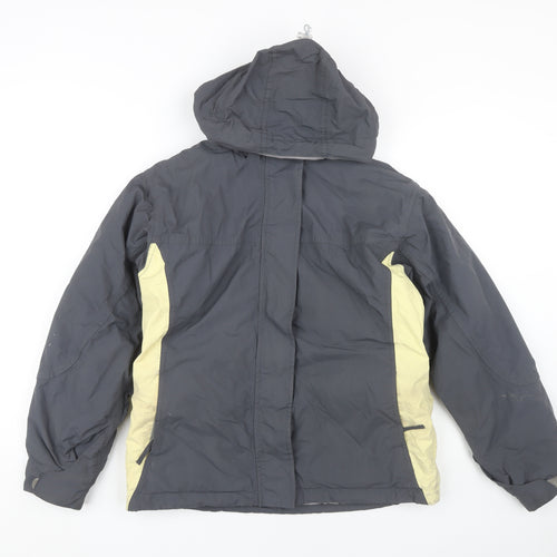 B&C Unisex Grey Hooded Jacket S - Casual & Warm