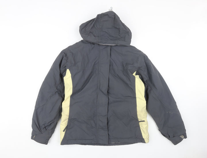 B&C Unisex Grey Hooded Jacket S - Casual & Warm