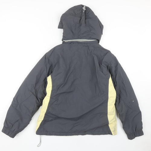 B&C Unisex Grey Hooded Jacket S - Casual & Warm