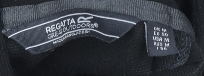 Regatta Men's Black 1/4 Zip Fleece Sweatshirt M