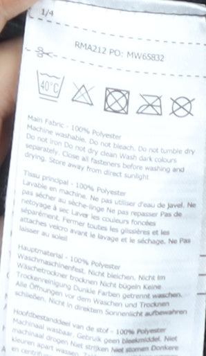 Regatta Men's Black 1/4 Zip Fleece Sweatshirt M