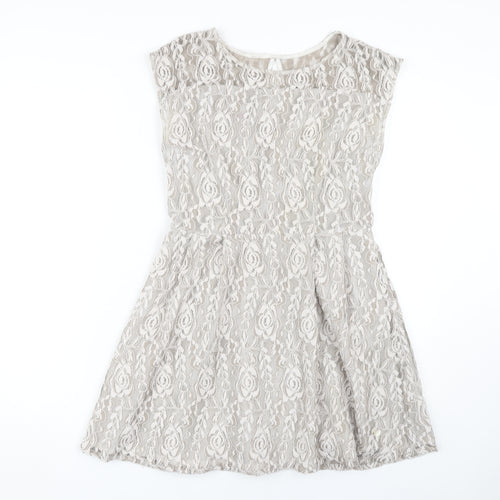 Joe Browns Women's Ivory Lace Dress Size 12