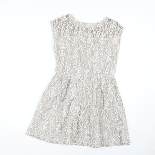 Joe Browns Women's Ivory Lace Dress Size 12