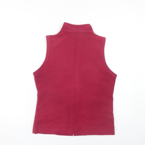 EWM Women's Red Fleece Waistcoat - S, Casual Layering