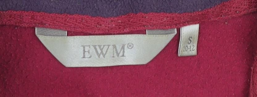 EWM Women's Red Fleece Waistcoat - S, Casual Layering