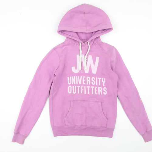 Jack Wills Pink Women's Pullover Hoodie Size 8