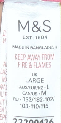 Marks and Spencer Women's Pink Pullover Jumper, Size L