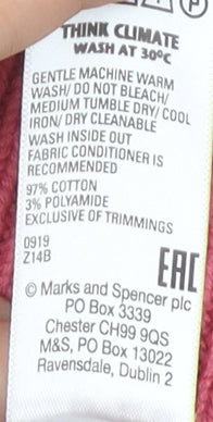 Marks and Spencer Women's Pink Pullover Jumper, Size L