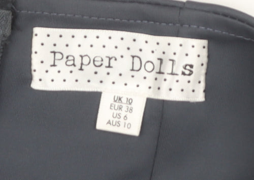 Paper Dolls Women Colourblock Strapless Dress Size 10