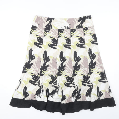 Bm Floral Multicoloured Women's Skirt Size 14