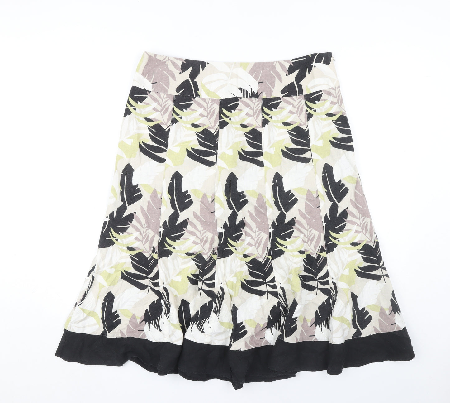 Bm Floral Multicoloured Women's Skirt Size 14