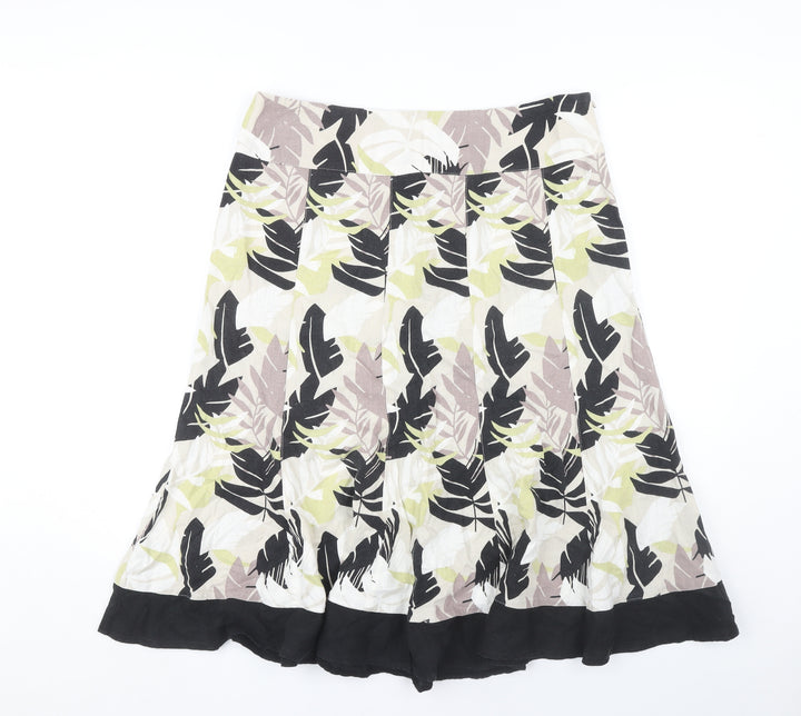Bm Floral Multicoloured Women's Skirt Size 14