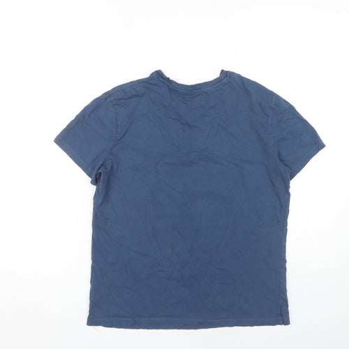 Volkswagen Men's Blue Small Christmas Graphic T-Shirt