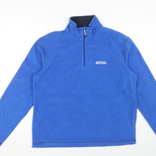 Regatta Men's Blue XL 1/2 Zip Fleece Sweatshirt