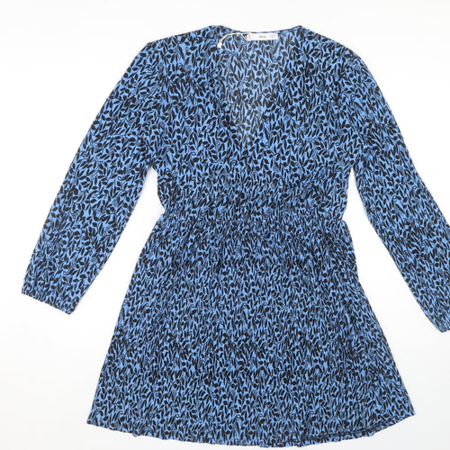 MNG Women's Blue A-Line Short Dress Size 10