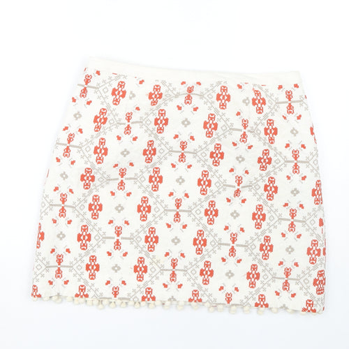Maeve Women's Multicoloured Short Skirt, Size 12