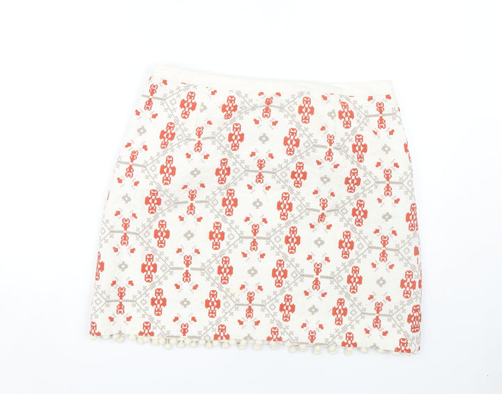 Maeve Women's Multicoloured Short Skirt, Size 12
