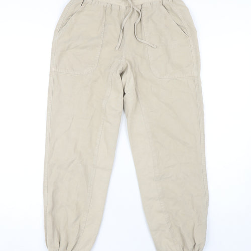 River Island Women's Beige Jogger Trousers Size 6