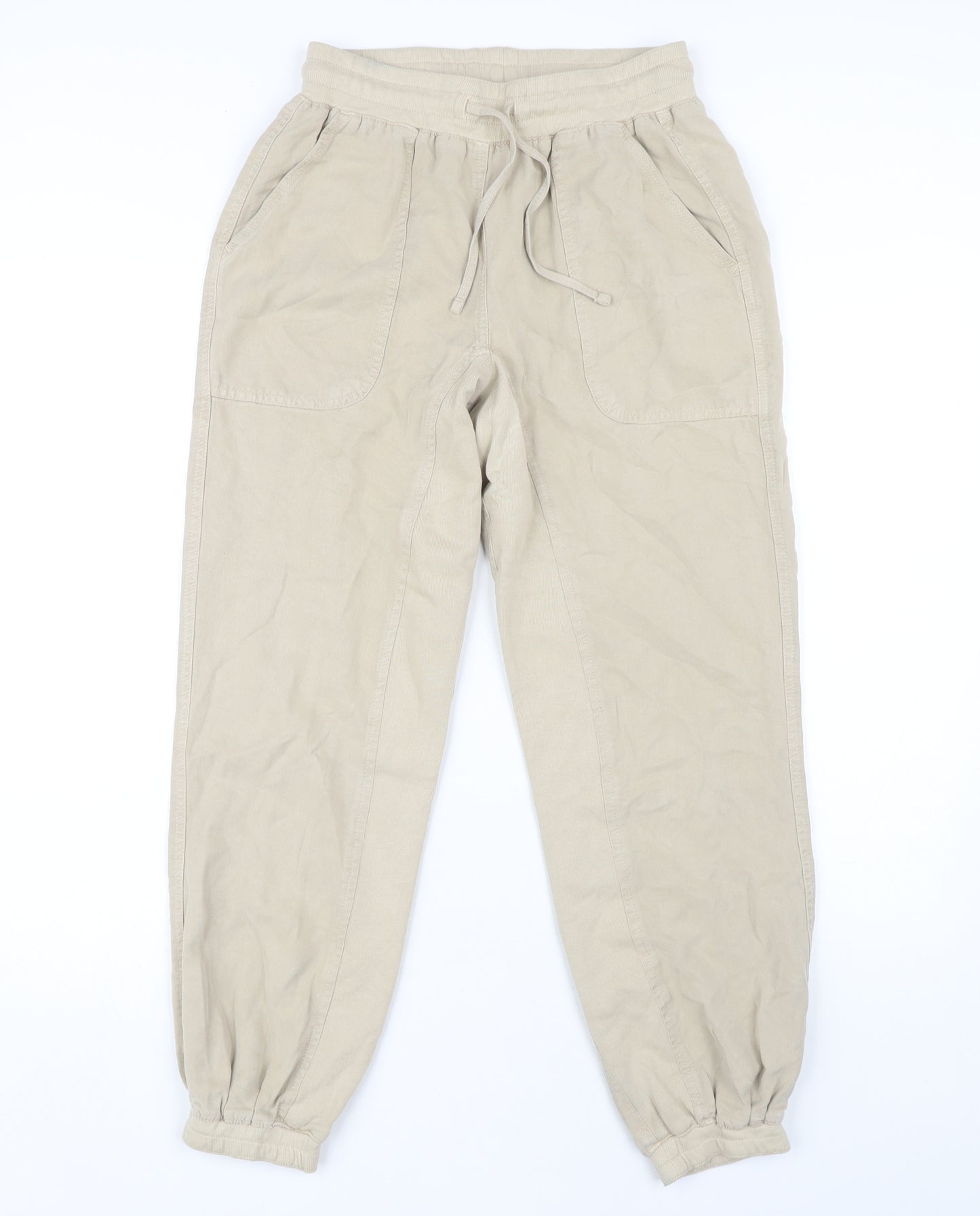 River Island Women's Beige Jogger Trousers Size 6