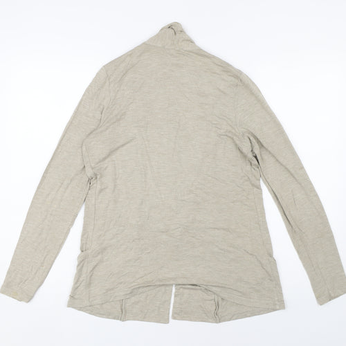 Dash Women's Beige Open Front Cardigan, Size 10, Lightweight