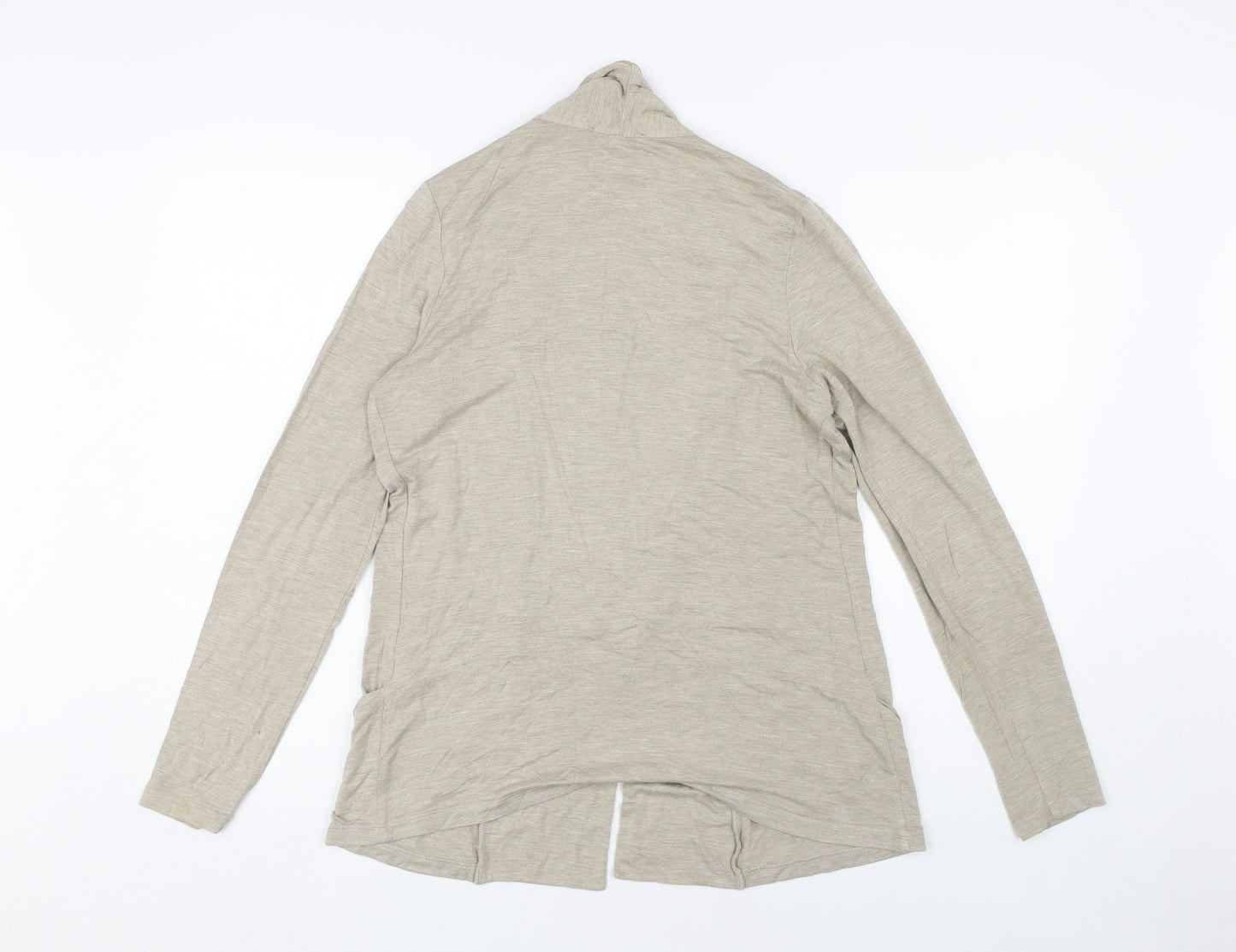 Dash Women's Beige Open Front Cardigan, Size 10, Lightweight
