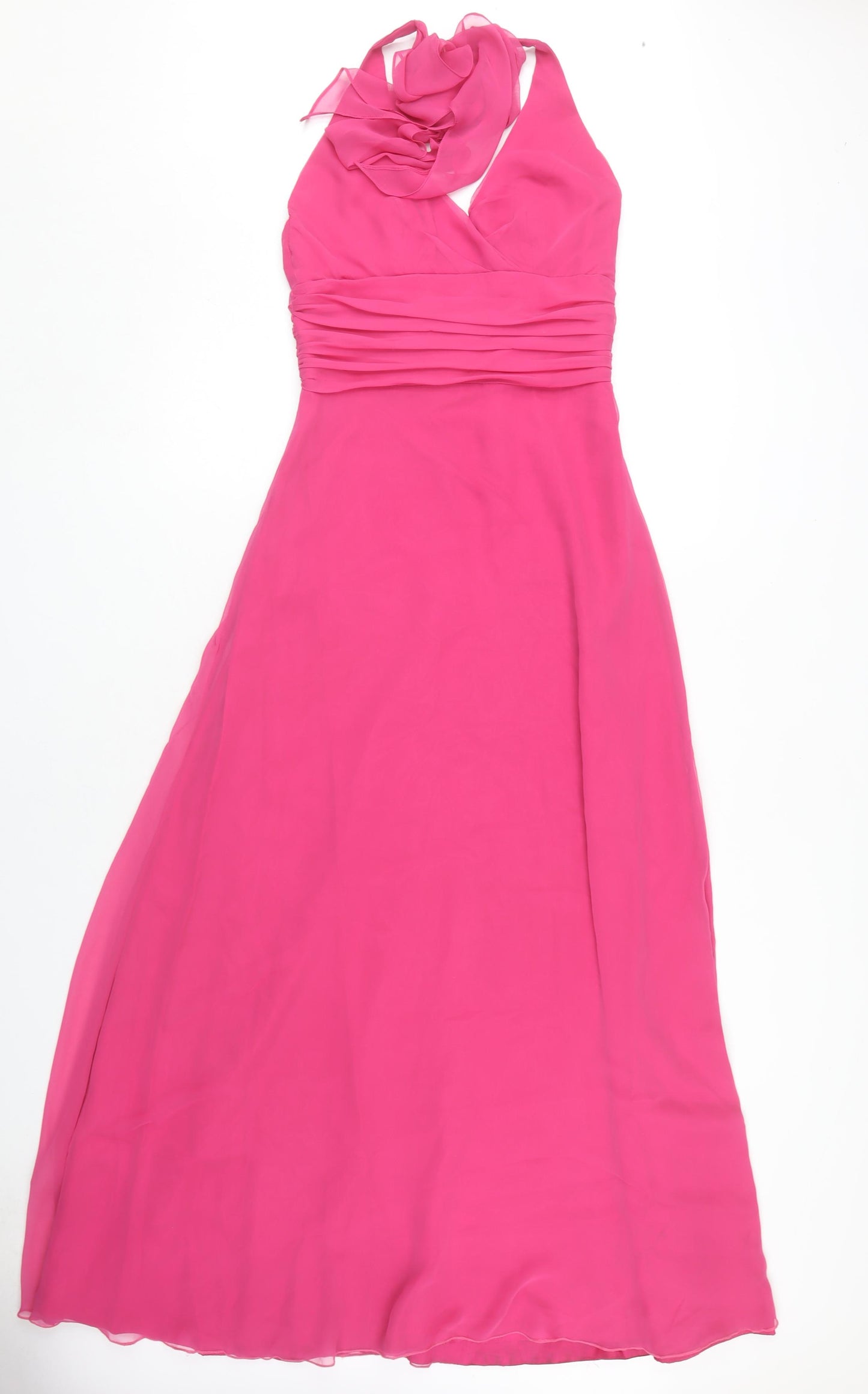 Jim Hjelm Pink Chiffon A-Line Dress Size 6