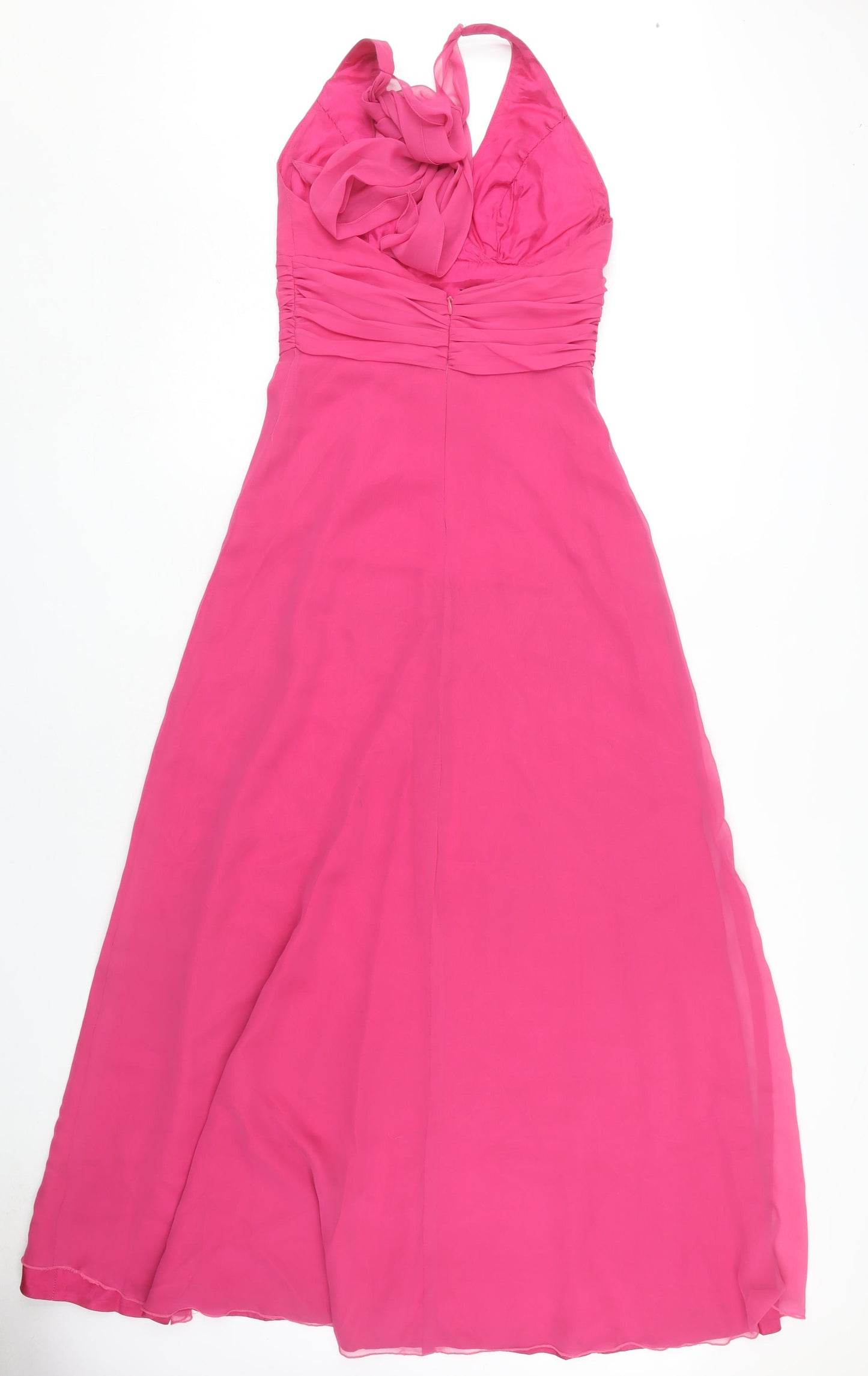 Jim Hjelm Pink Chiffon A-Line Dress Size 6