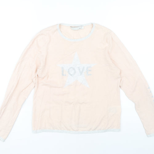 Oui Women's Ivory Pullover Jumper Size 6