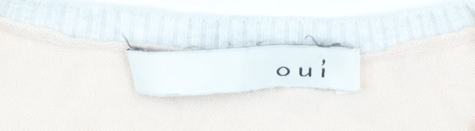 Oui Women's Ivory Pullover Jumper Size 6