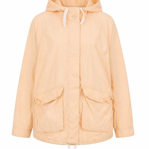 Monki Women’s Orange Anorak XS Jacket with Hood