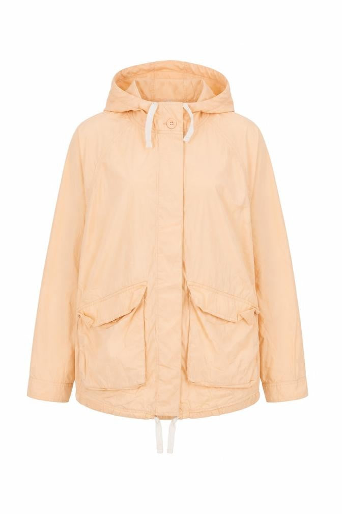 Monki Women’s Orange Anorak XS Jacket with Hood