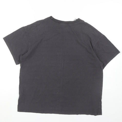 H&M Women's Black Sports T-Shirt Size 12