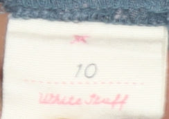 White Stuff Women's Blue A-Line Animal Print Skirt Size 10