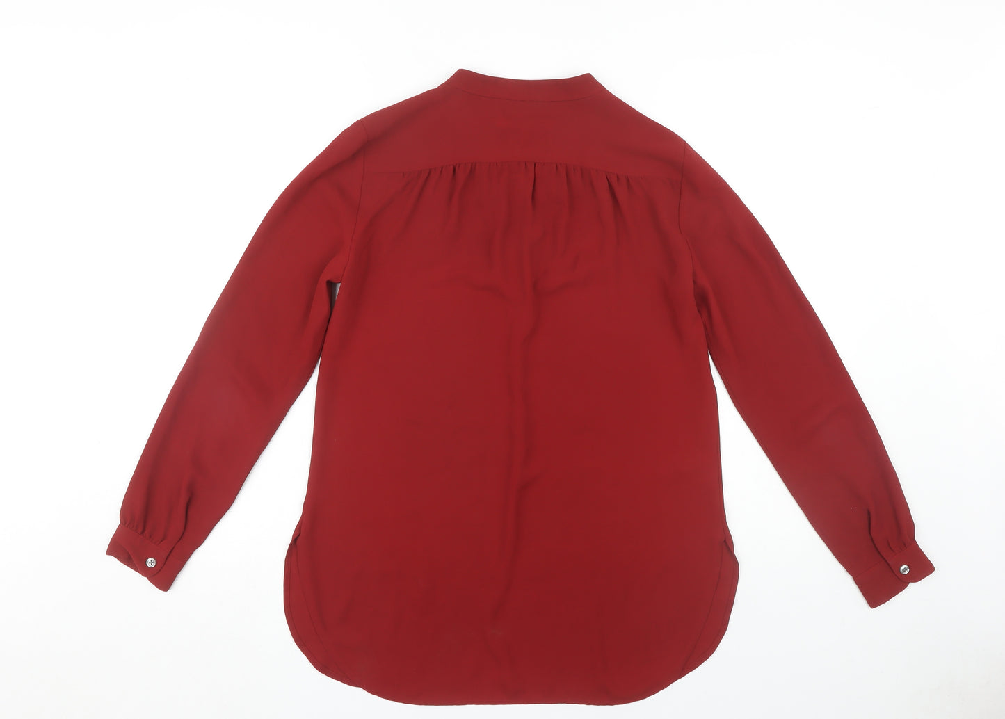 LOFT Women's Red Blouse, XS, Polyester, Casual