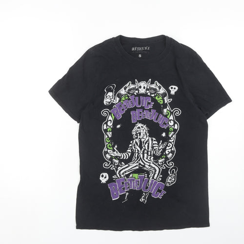 Beetlejuice Black T-Shirt S - Unisex Horror Graphic