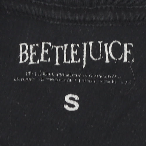 Beetlejuice Black T-Shirt S - Unisex Horror Graphic